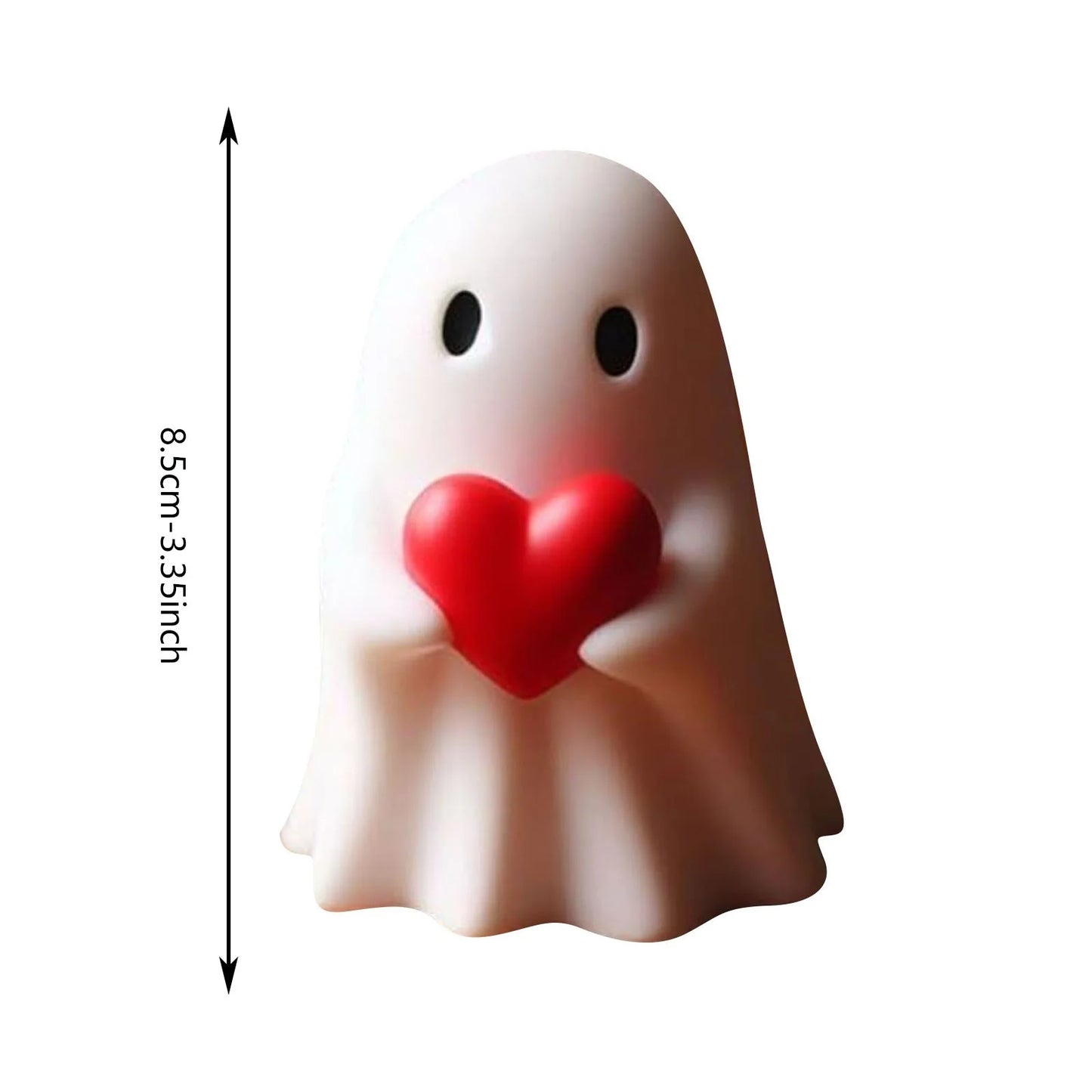 Halloween Finger Cute Ghost Statue - Spooky Resin Ghost Statue, Cute Finger Ghost Decor for Halloween Decorations, Porch and Indoor Spooky Home Decor